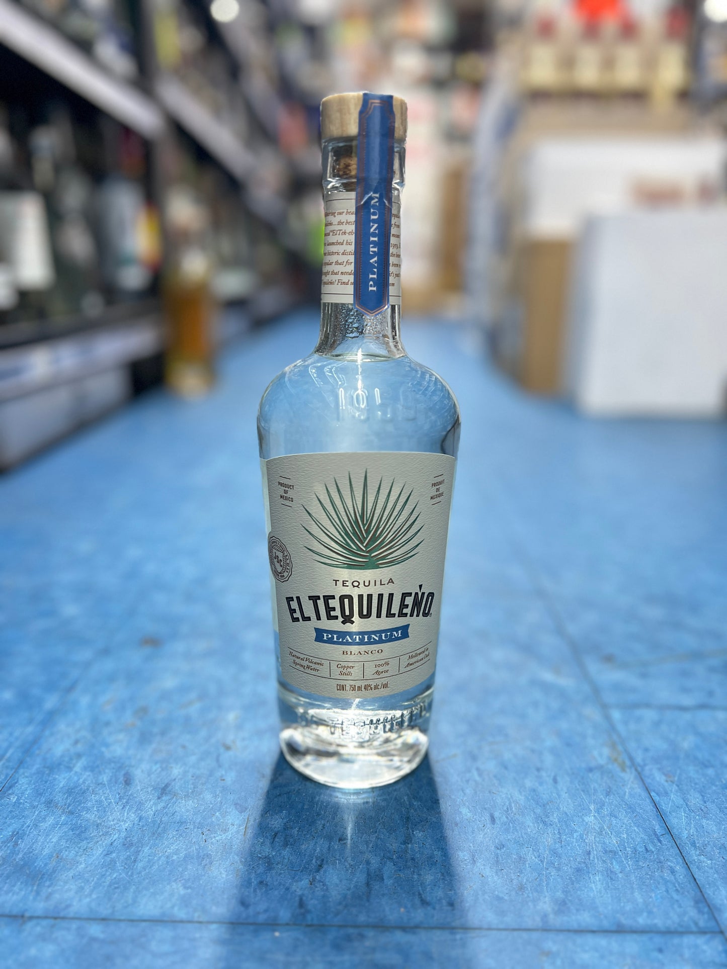 El Tequileno Platinum Blanco Tequila
