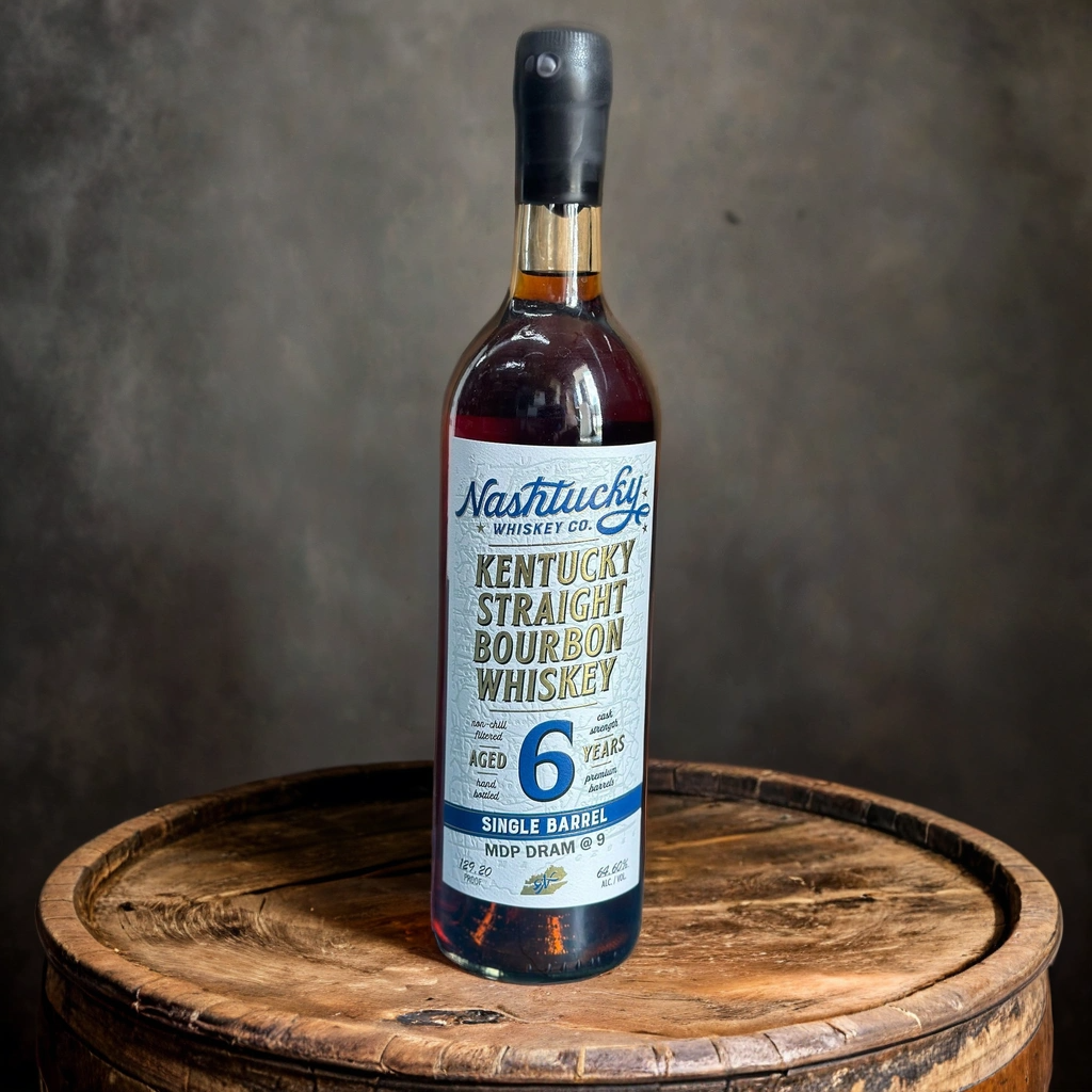 Nashtucky Whiskey Company - Kentucky Straight Bourbon Whiskey - 6 Year Cask Strength - 129.20 Proof - Clermont, KY