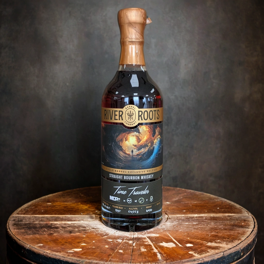 River Roots 12 Year 2 Month Bourbon Whiskey - "Time Traveler" -  Lawrenceburg, IN