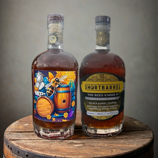 Short Barrel Straight Bourbon Whiskey - Honey Cask Finish - 118 Proof - MDP Liquor Pick