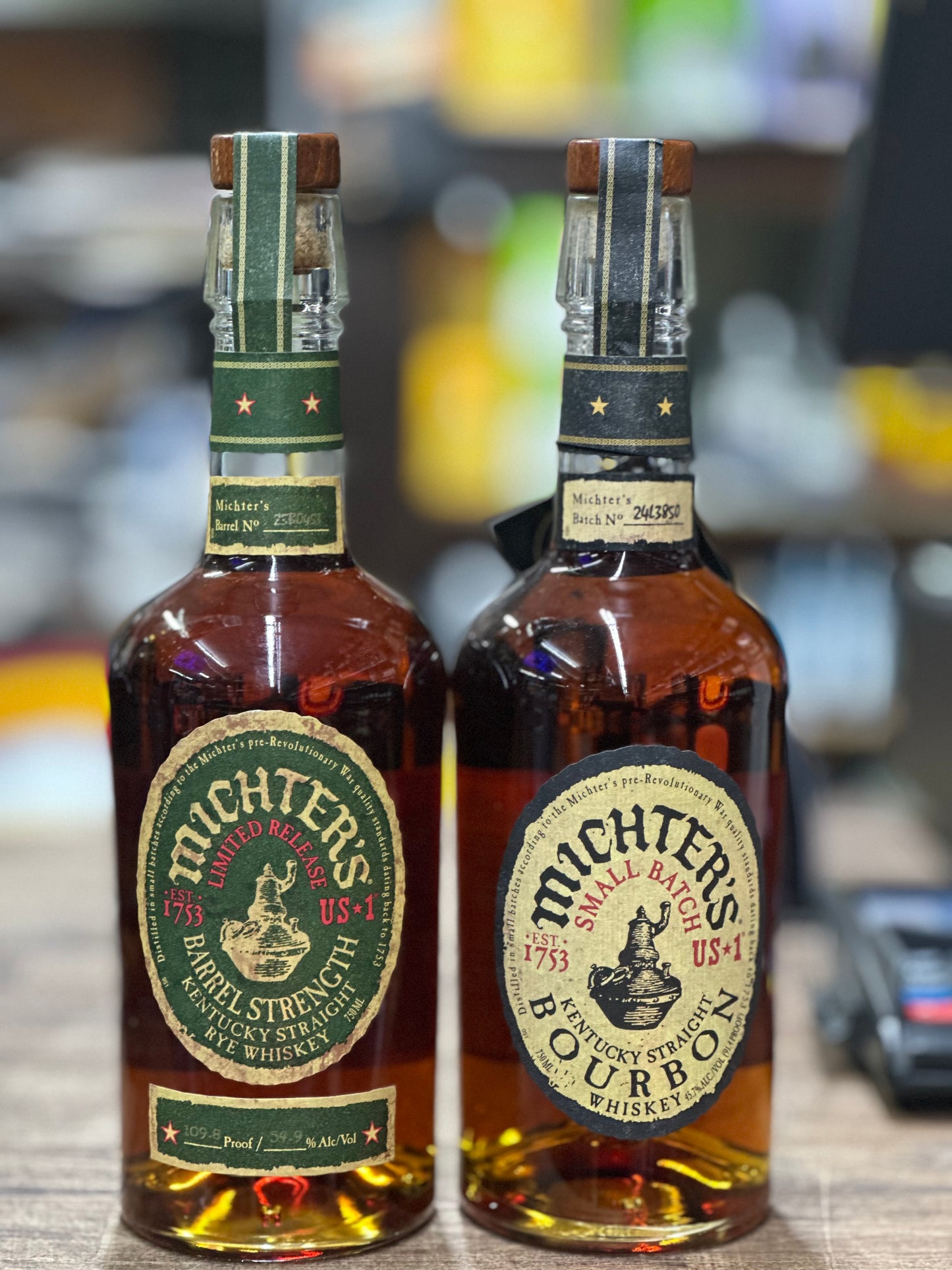 MICHTER’S  RYE BARREL Strength  COMBO  PK