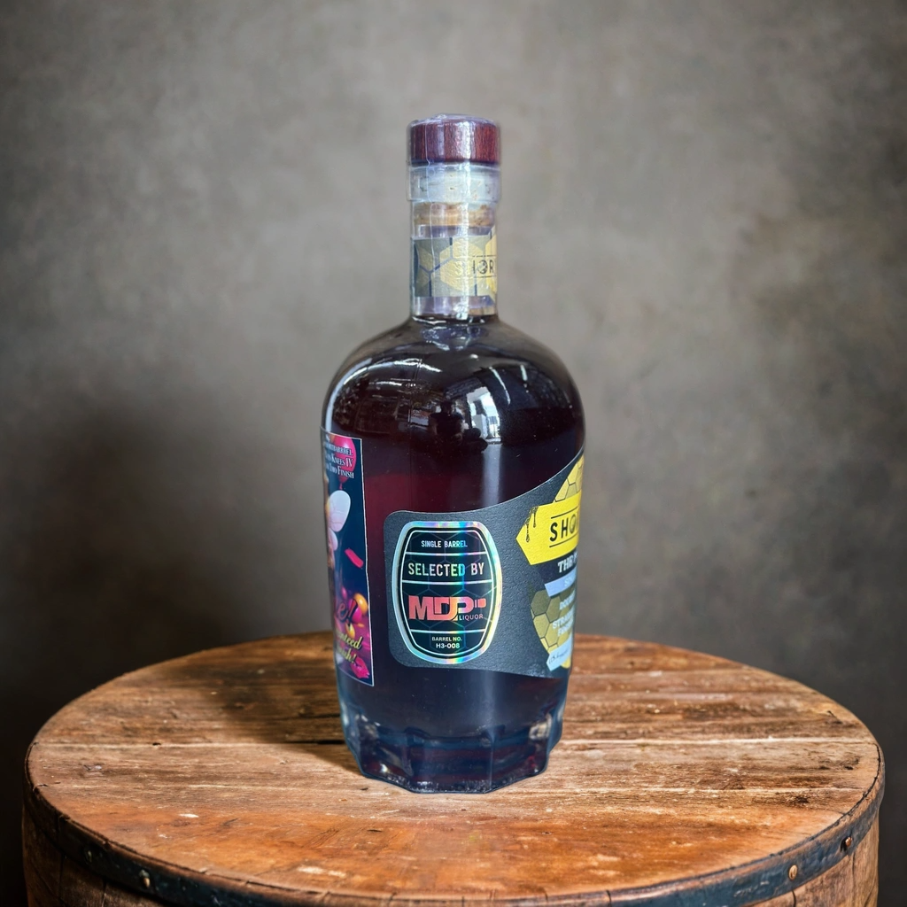 Short Barrel Straight Bourbon Whiskey - Honey Cask Finish - 115 Proof - MDP Liquor Pick